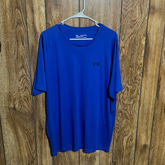 Under Armour Other - Under Armour Heat Gear T Shirt Blue XXL